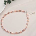 Mixed-Tone Baroque Nugget Pearl-Style Necklace
