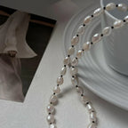 Baroque Pearl-Style Collar Necklace