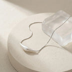 Silver-Tone Snake Chain Pendant Necklace