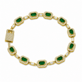 Emerald Royale Bracelet Gold