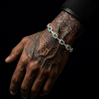 Emerald Royale Bracelet Silver