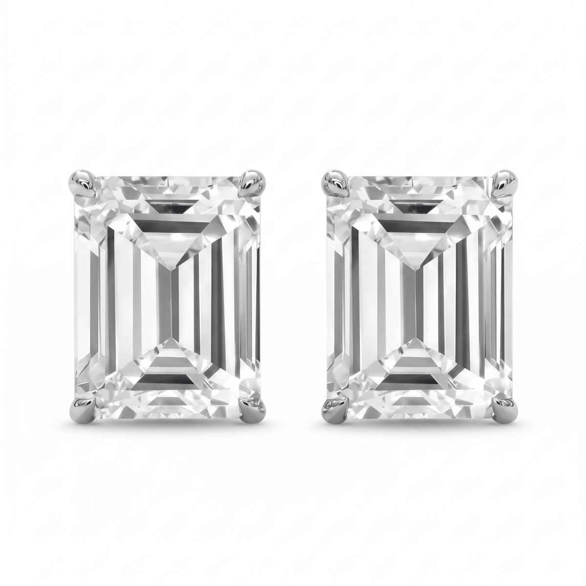 Emerald Stud Earrings