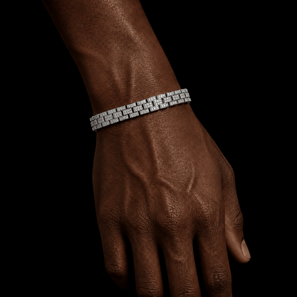 Frosted Link Bracelet