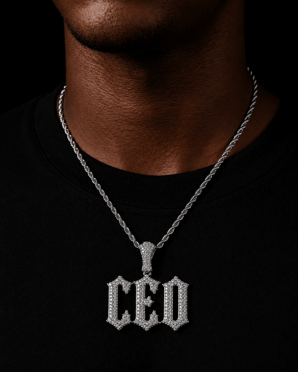 Iced Ceo Pendant Silver