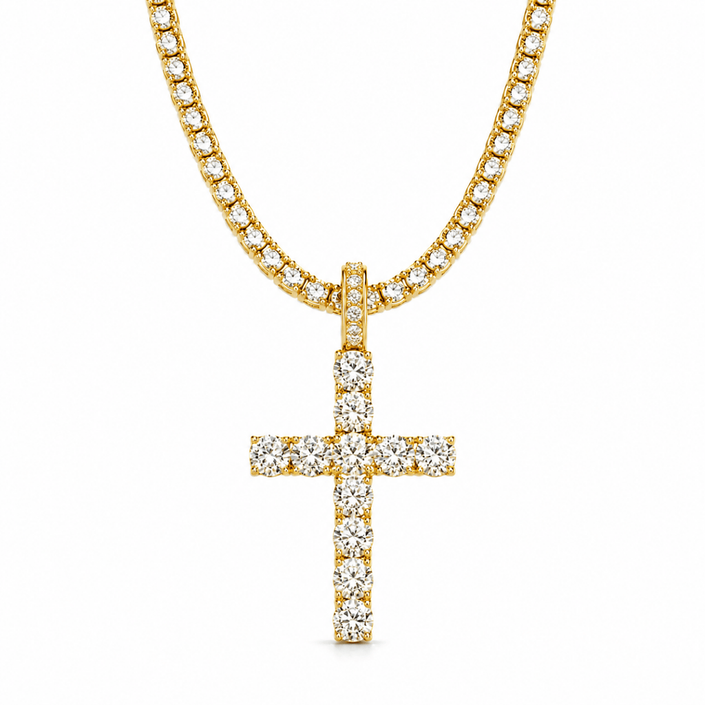 Iced Faith Name Gold