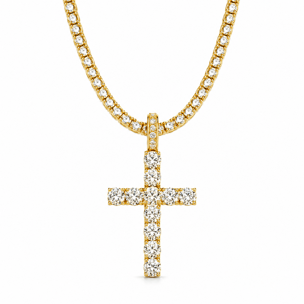 Iced Faith Name Gold