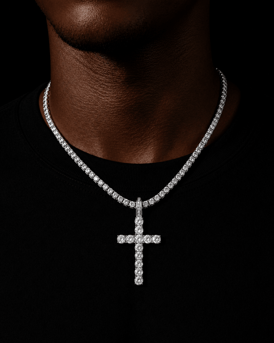 Iced Faith Name Silver