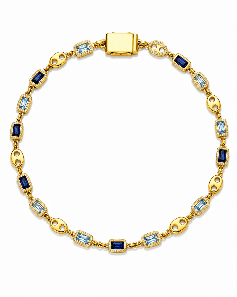 Riviera Link Necklace Gold