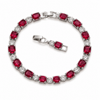 Ruby Ice Bracelet
