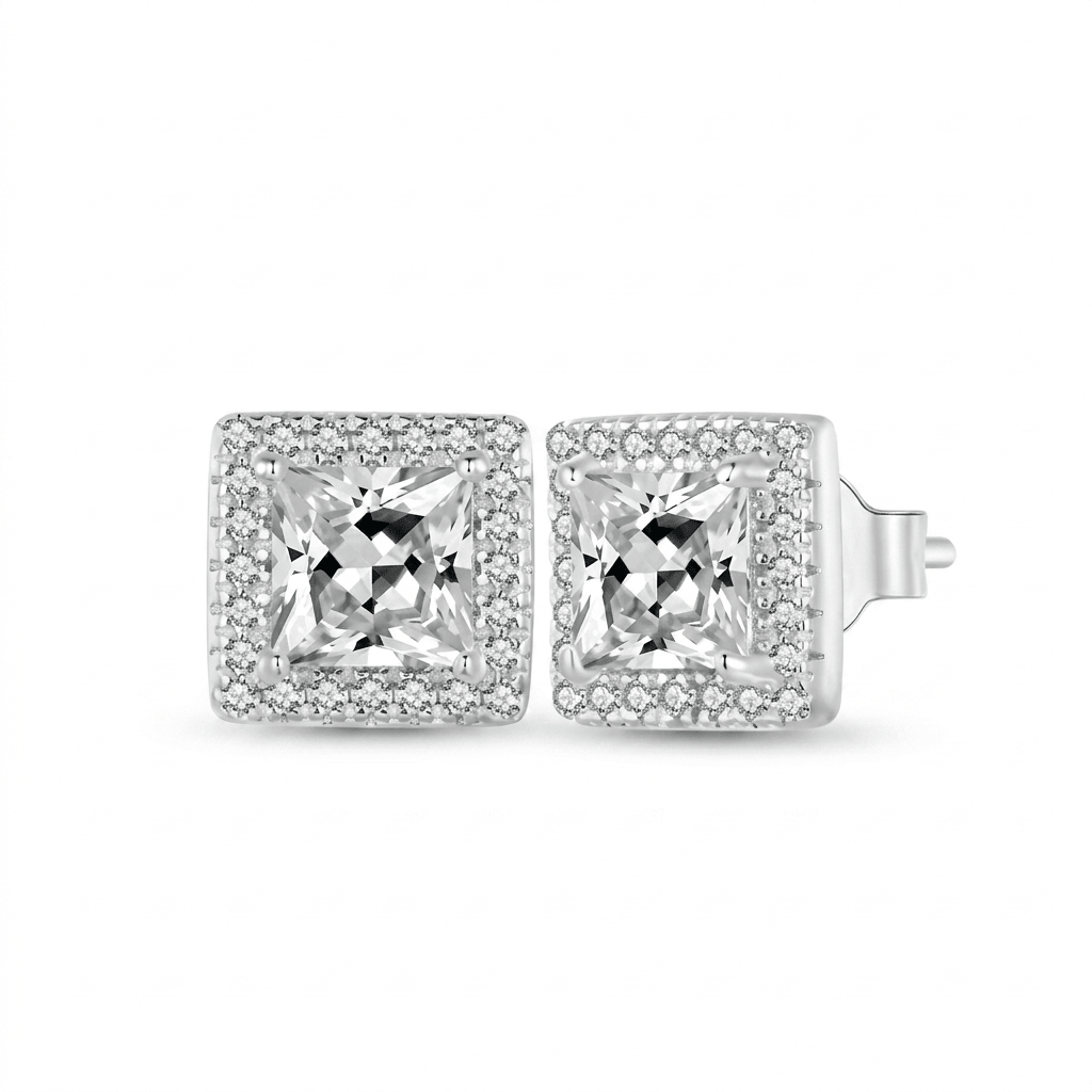 Square Halo Studs
