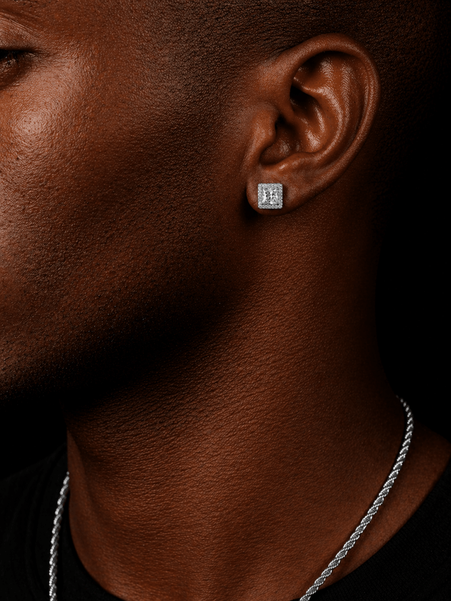 Square Halo Studs