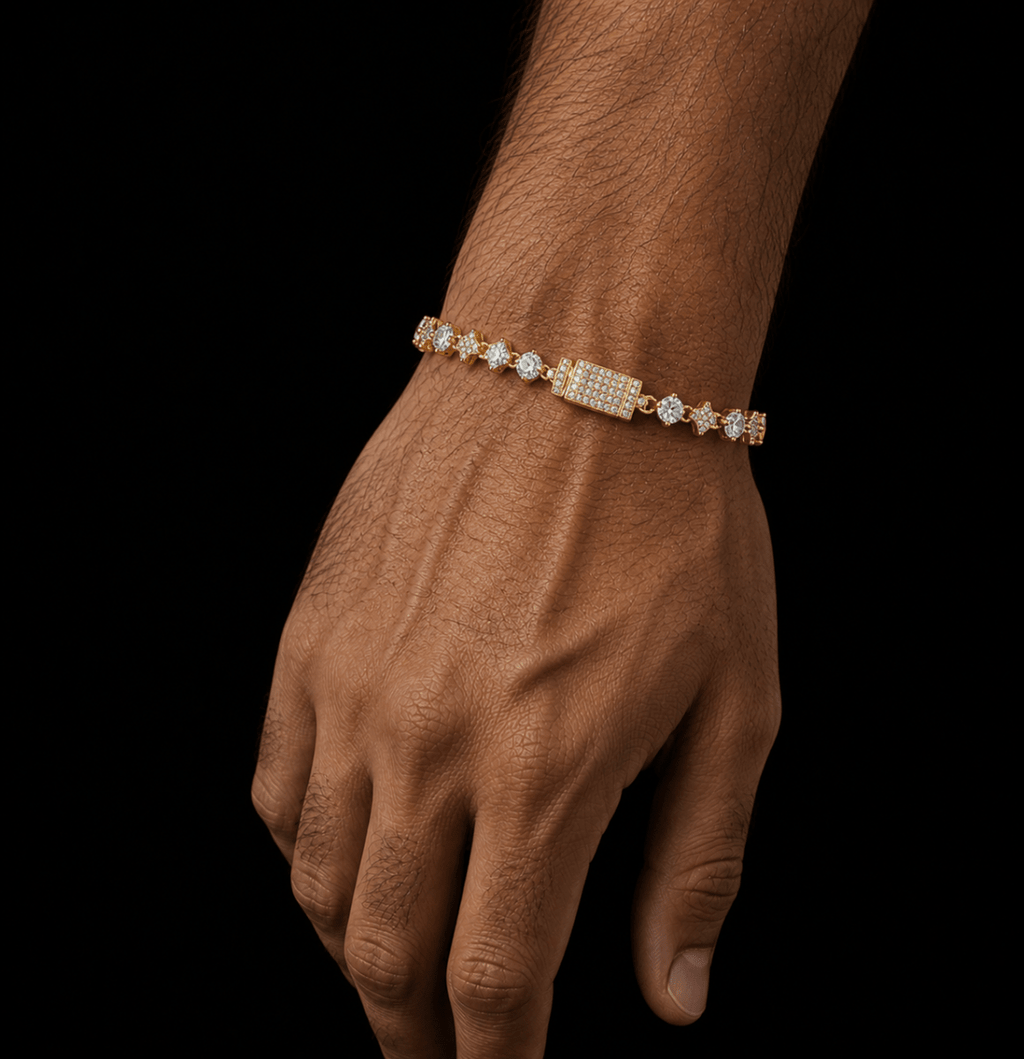 Stardust Tennis Bracelet Gold