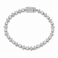 Stardust Tennis Bracelet Silver