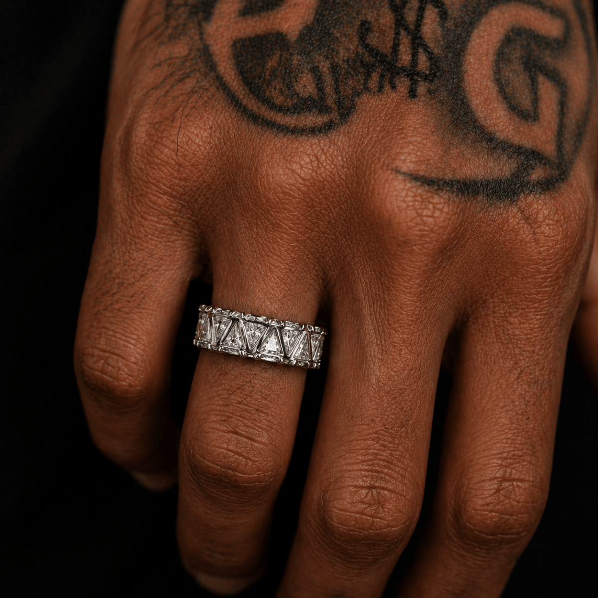 Trinity Ice Band Ring